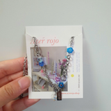 バケーションビズキッチーアクアチェーンハートネックレス/aqu Vacation Biz Kitchee Aqua Chain Heart Necklace