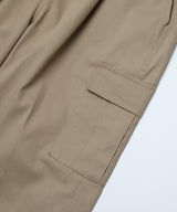 ワイドコットンカーゴパンツ / WIDE COTTON CARGO PANTS - BEIGE