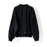 マルチファンショナルジッププルオーバージャケット / MULTI FUNTIONAL  ZIP PULLOVER JACKET_BK
