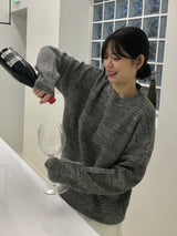 ナットrネックニット