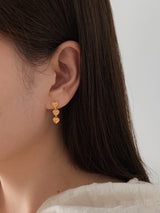 [925silver] メロディーハートピアス / [925silver] Melody heart earrings