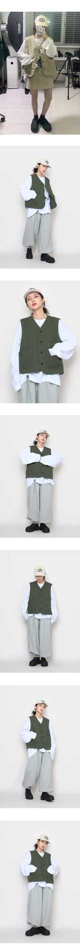 アメカジポケットベスト / Amekaji pocket vest