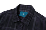 ブレンドチェックシャツS96/Blend Check Shirt S96 Purple