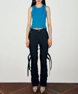 LOGO SLEEVELESS TOP (BLUE)