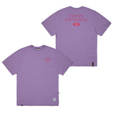 CLASSIC OVERSIZED T-SHIRTS PURPLE / BLACK (6563792814198)