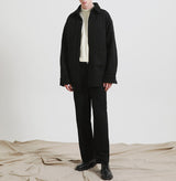 Loosefit Short Wool Mac Coat_2color