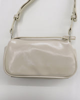 ローケングロッシースクエアショルダークロスボディバッグ / Loken Glossy Square Shoulder Crossbody Bag