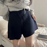 リブドドローストリングショーツ / Ribbed Drawstring Shorts