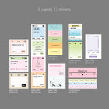 oab message pack / scrap sticker set