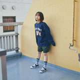 コラボレーションスウェット（ネイビー）I over print × AMBLER (6635498406006)