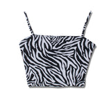 ゼブラクロップノースリーブ / TOP(8983) Zebra Crop Sleeveless