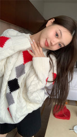 カードプレッツェルニット / card pretzel knit