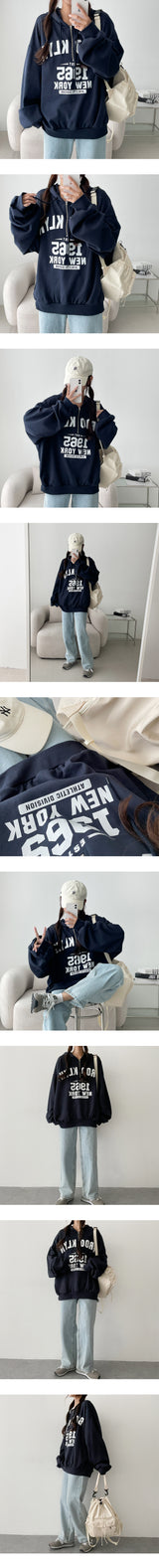 Vice Boxy Half Zip-Up Hoodie