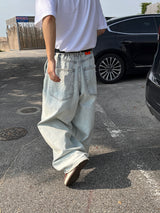 snow wide denim PT -2C
