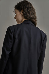 ウールツイルセットアップジャケット/WOOL TWILL SETUP JACKET_NAVY