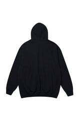 ハーフジップフーディ