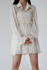 ダスティーラッフルワンピース / Dusty Ruffle One Piece (3color)