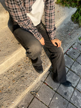 Trendy washing denim pants 