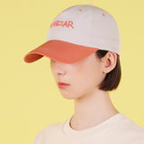 Scribble Two Tone 5panel Cap Beige/Orange