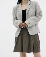 ウォーニーツイードベーシックジャケット / Warney Tweed Basic Jacket (2color)