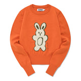 ウィティーバニーフラットニット／WITTY BUNNY FLAT KNIT [GREEN ORANGE]