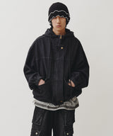 DENIM HOOD JACKET