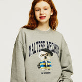 プレッピーマルチーズスウェットシャツ / (NO napping)Preppy maltese sweatshirts