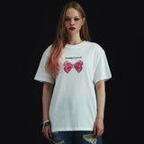 キュービックリボンオーバーフィットTシャツ