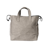 スラブバイオウォッシングキャンバスバッグ / SLUB BIO-WASHING CANVAS BAG-LIGHT GREY