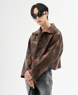 クロッカータイダイブレザー/[自主製作] Crocker tie-dye blazer