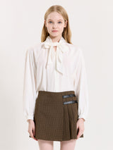 PUFF TIE BLOUSE