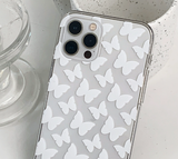 ホワイトフライフォーンケース / White Fly Phone Case on Shell