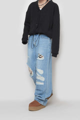 ビンテージワイドデニムパンツ/ vintage wide denim pants