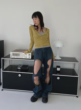 トットUネックTシャツ / Totto U Neck T-shirt (3color)