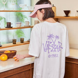 パームツリーロゴ半袖Tシャツ