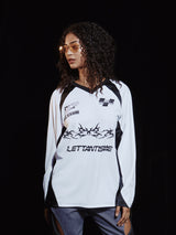 スポーツフットボールジャージTシャツ / SPORTS FOOTBALL JERSEY T SHIRT (WH)