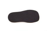 Berlin Square Slide Leather Black