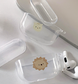 ライオンハムスターカップルAirPodsケース / Lion Hamster Couple AirPod Case