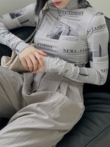 シルキー マガジン ポーラー Tシャツ / Silky Magazine Polar T-shirt (2color)