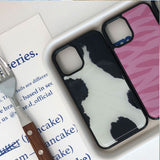 cow fur case