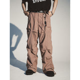 クリースナイロンバンディングパンツ / CREASE NYLON BANDING PANTS_INDIE PINK