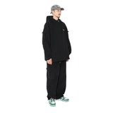 コーデュロイカーゴワイドパンツ (BLACK)