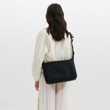 Round Stitch Crossbody Bag L (Black Edition)