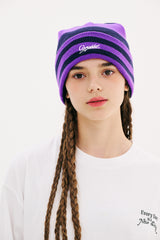 LOGO STRIPE BEANIE