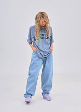 バギーデニムパンツ/MBSRCOPT101 MID90 BAGGY DENIM PANTS LIGHTBLUE