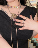 [Red Velvet Irene/Sevenus Heejae/Babyzoo] Silver star all over ring
