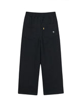 ONE TUCK WIDE SWEATPANTS BLACK