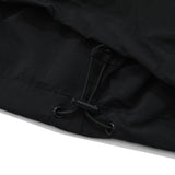 モノチェリーウーブンハーフプルオーバー／MONO CHERRY WOVEN HALF PULLOVER [BLACK]