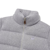 CHERRY KNIT HIGH NECK DOWN [LIGHT LAVENDER]