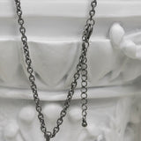 ビームス クロス チェーン ネックレス / [BLESSEDBULLET] BEAMS cross II chain necklace_dark silver/antique silver